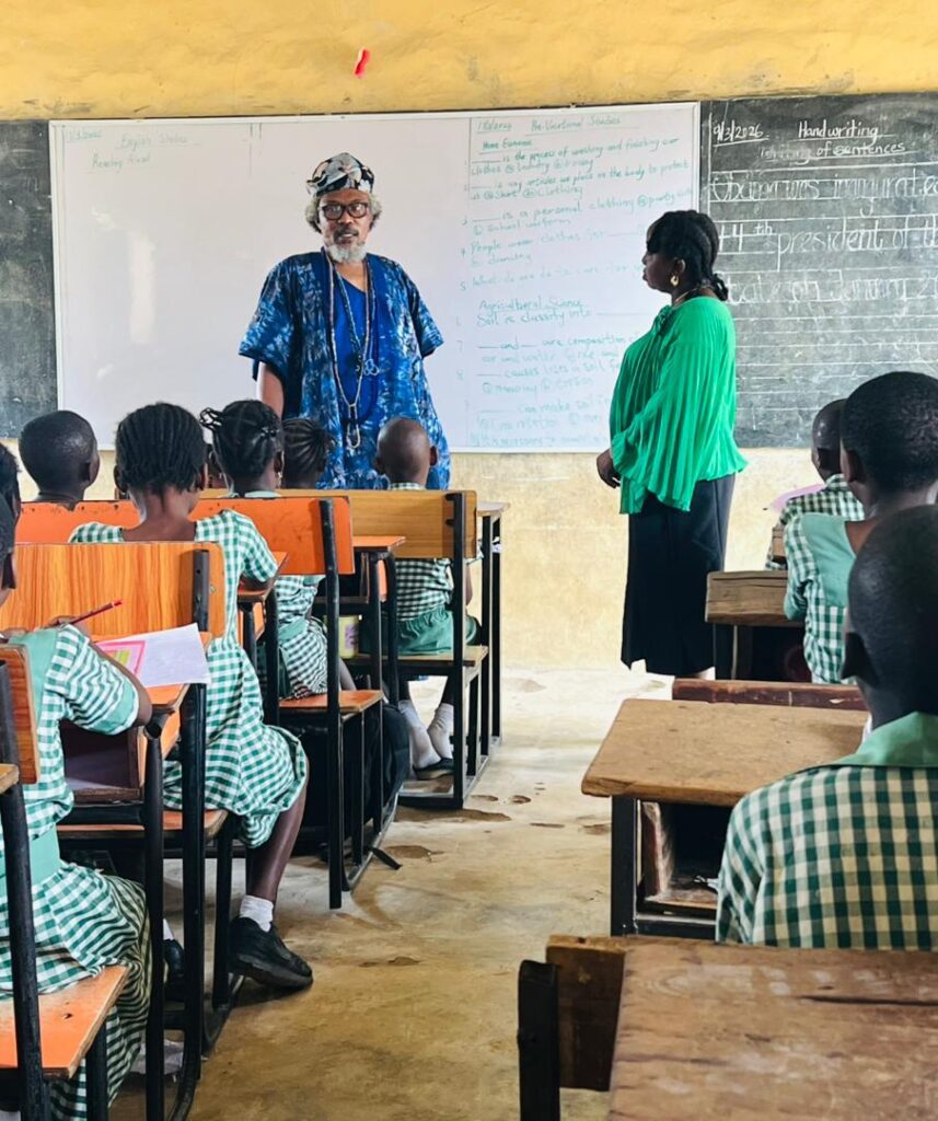 Visit to ANLG School reading